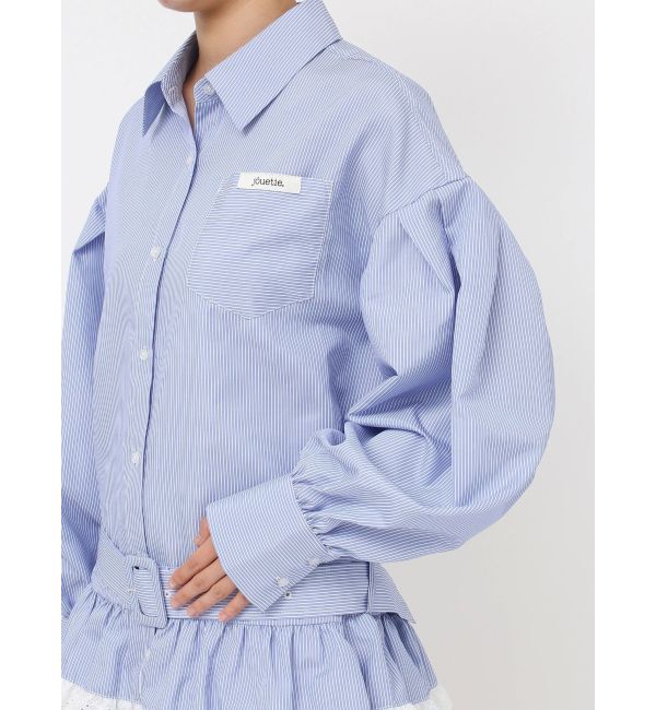 jouetie「ヘムフリルチュニックシャツ」|シャツ・ブラウス|