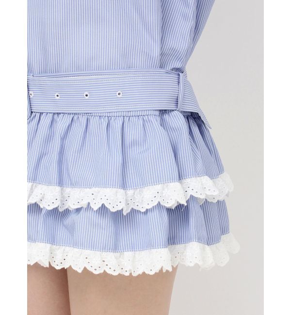 jouetie「ヘムフリルチュニックシャツ」|シャツ・ブラウス|