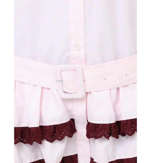 jouetie「ヘムフリルチュニックシャツ」|シャツ・ブラウス|