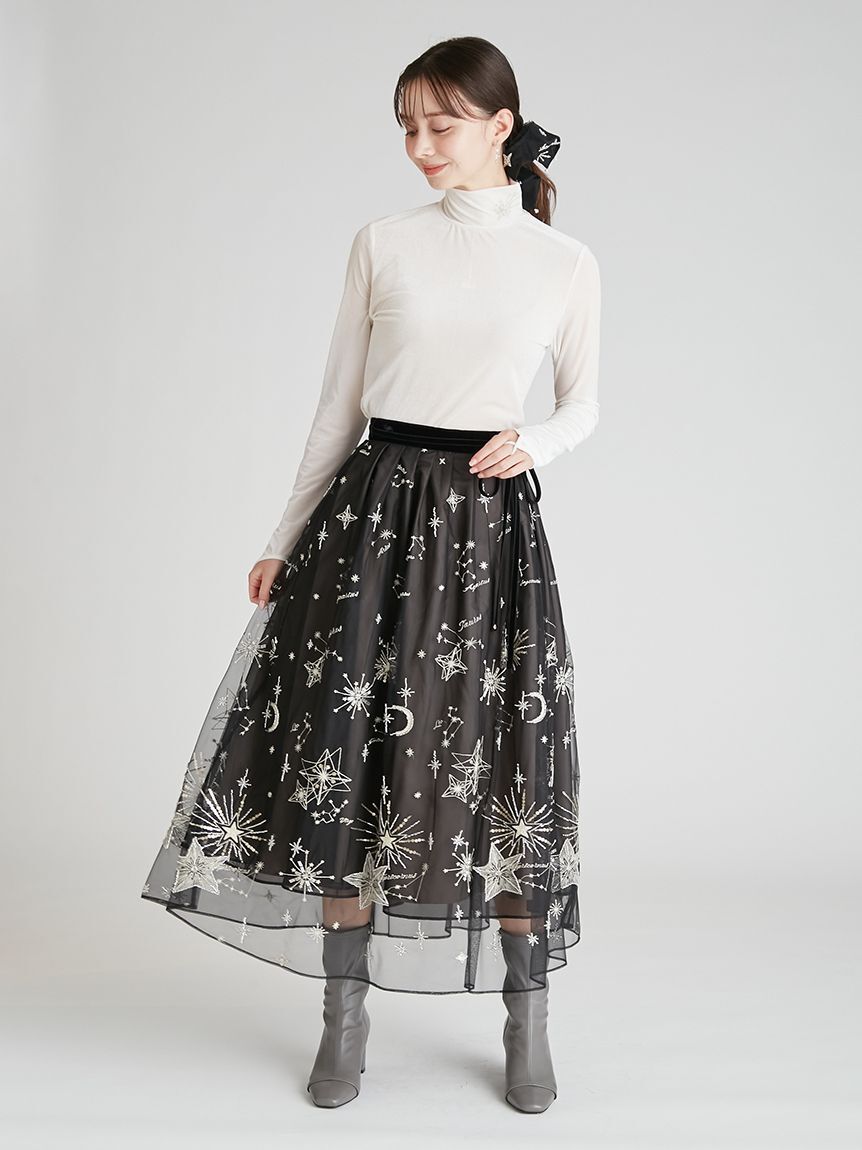CELFORD「【YUMI KATSURA for CELFORD】コラボスターリーチュールスカート」|スカート|