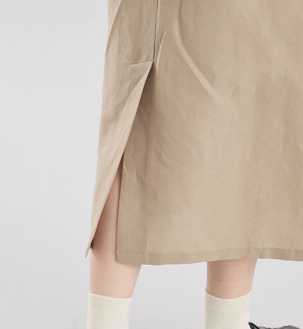 MACKINTOSH PHILOSOPHY「GREY LABEL リネンナイロンスカート」|スカート|