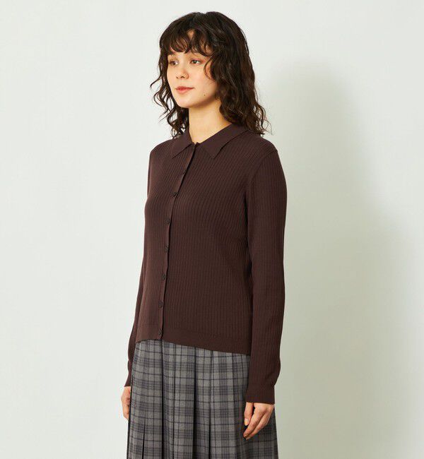 MACKINTOSH PHILOSOPHY「GREY LABEL 衿付ニットカーディガン」|ニット・セーター|