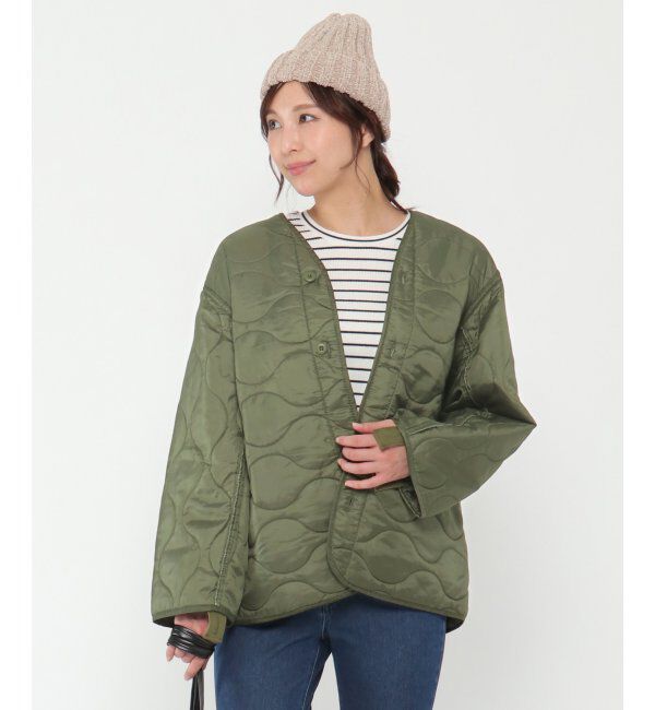 ikka「ROTHCO ロコス キルトブルゾン」|その他|