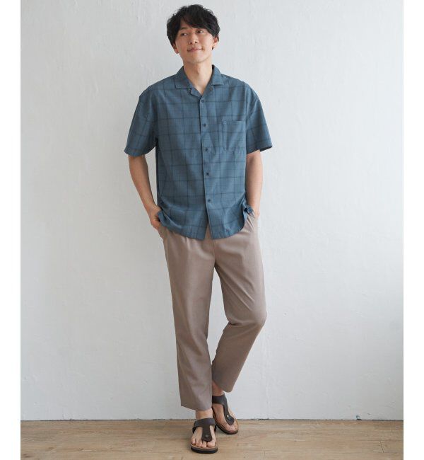 ikka「【セットアップ対応】Reflax(R) リラックスオープンカラーシャツ」|シャツ・ブラウス|