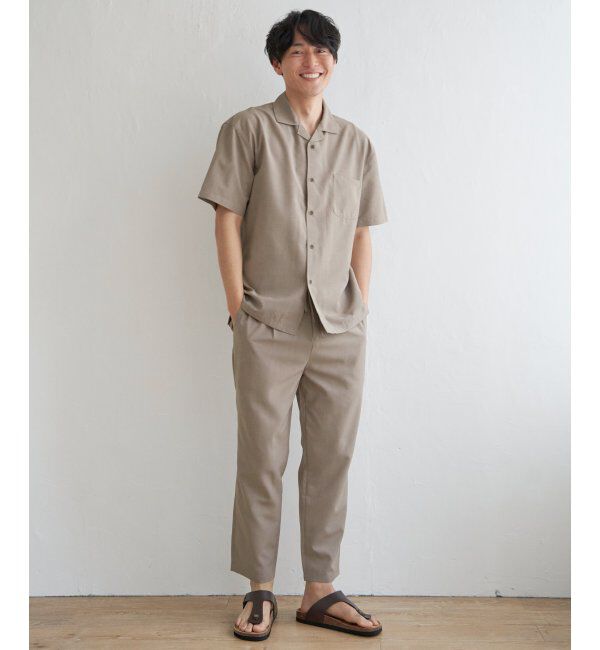 ikka「【セットアップ対応】Reflax(R) リラックスオープンカラーシャツ」|シャツ・ブラウス|