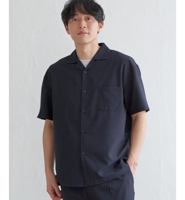 ikka「【セットアップ対応】Reflax(R) リラックスオープンカラーシャツ」|シャツ・ブラウス|