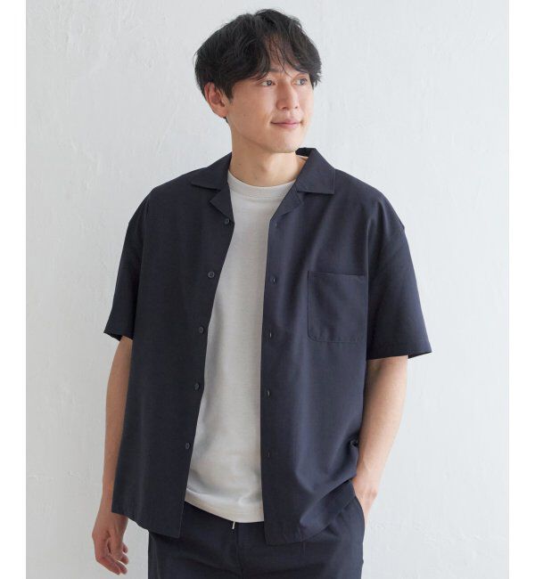 ikka「【セットアップ対応】Reflax(R) リラックスオープンカラーシャツ」|シャツ・ブラウス|