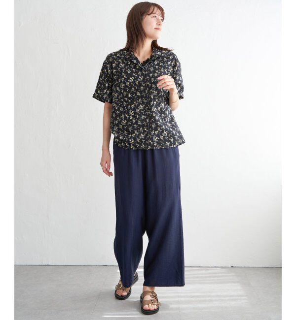 ikka「涼やか開襟ポケ付きシャツ」|シャツ・ブラウス|