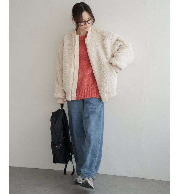 Lbc with Life「ボアMA-1」|ブルゾン・スタジャン|