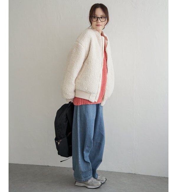 Lbc with Life「ボアMA-1」|ブルゾン・スタジャン|