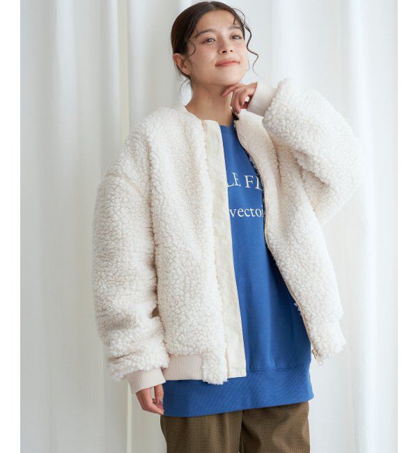 Lbc with Life「ボアMA-1」|ブルゾン・スタジャン|