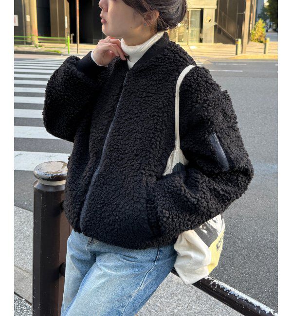 Lbc with Life「ボアMA-1」|ブルゾン・スタジャン|