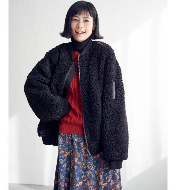 Lbc with Life「ボアMA-1」|ブルゾン・スタジャン|