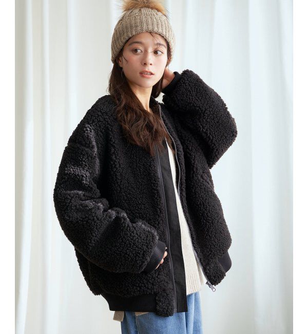 Lbc with Life「ボアMA-1」|ブルゾン・スタジャン|