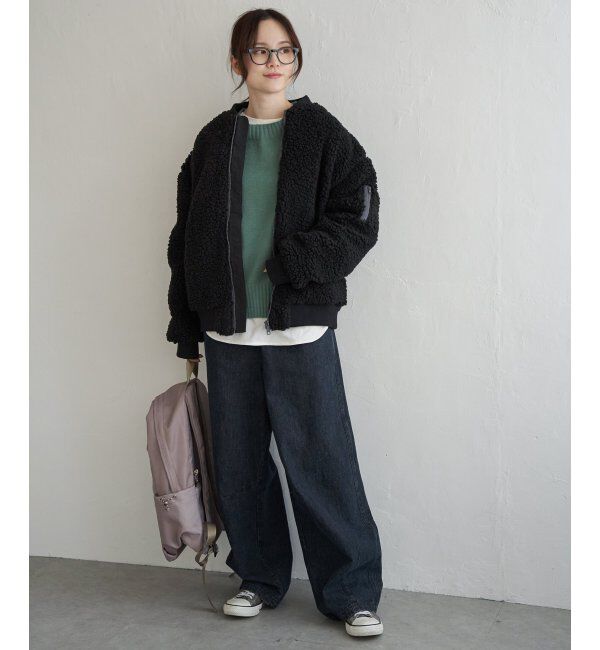 Lbc with Life「ボアMA-1」|ブルゾン・スタジャン|