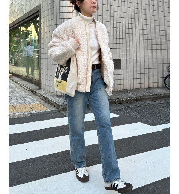 Lbc with Life「ボアMA-1」|ブルゾン・スタジャン|