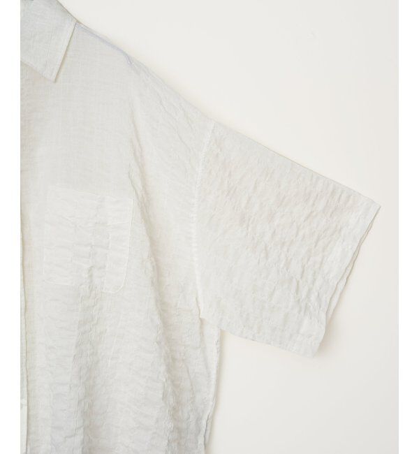 Lbc with Life「針抜きシアーボックスシルエットシャツ」|シャツ・ブラウス|