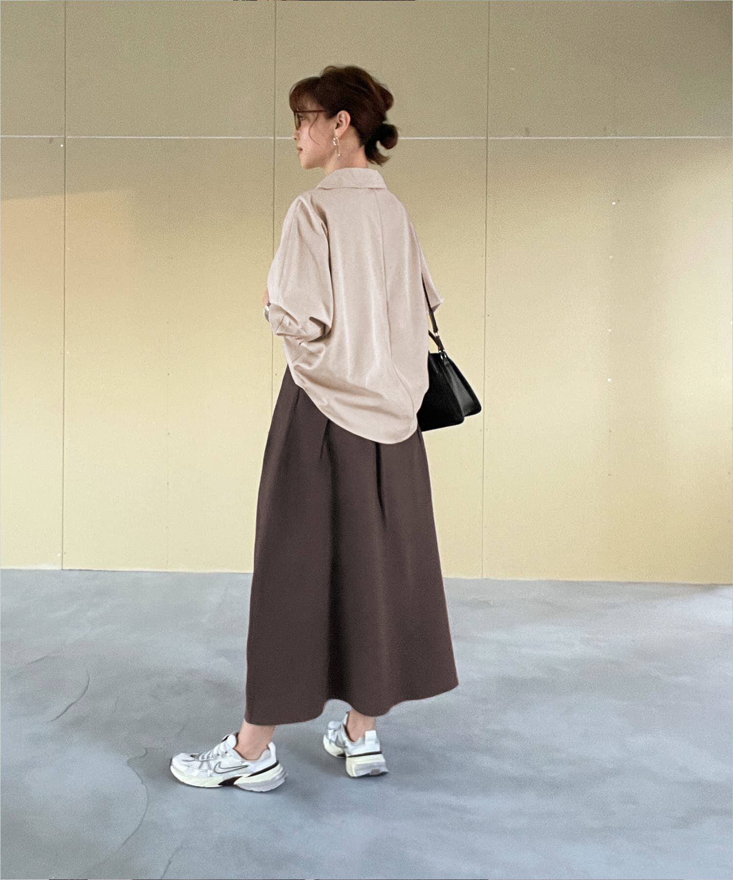 STYLE DELI「前を重ねたドルマンシャツ型プルオーバー」|シャツ・ブラウス|