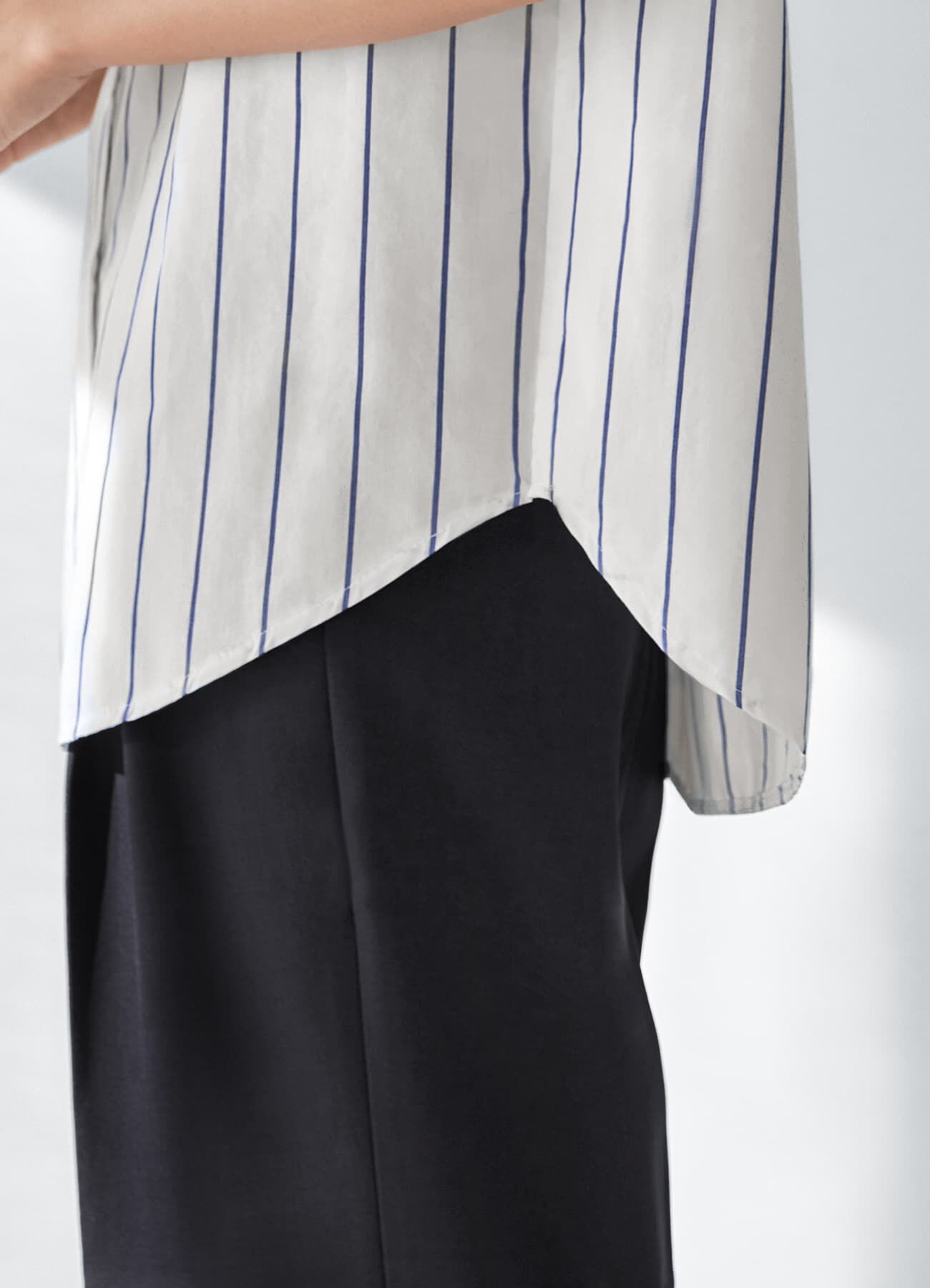 STYLE DELI「広め間隔ストライプシャツ」|シャツ・ブラウス|