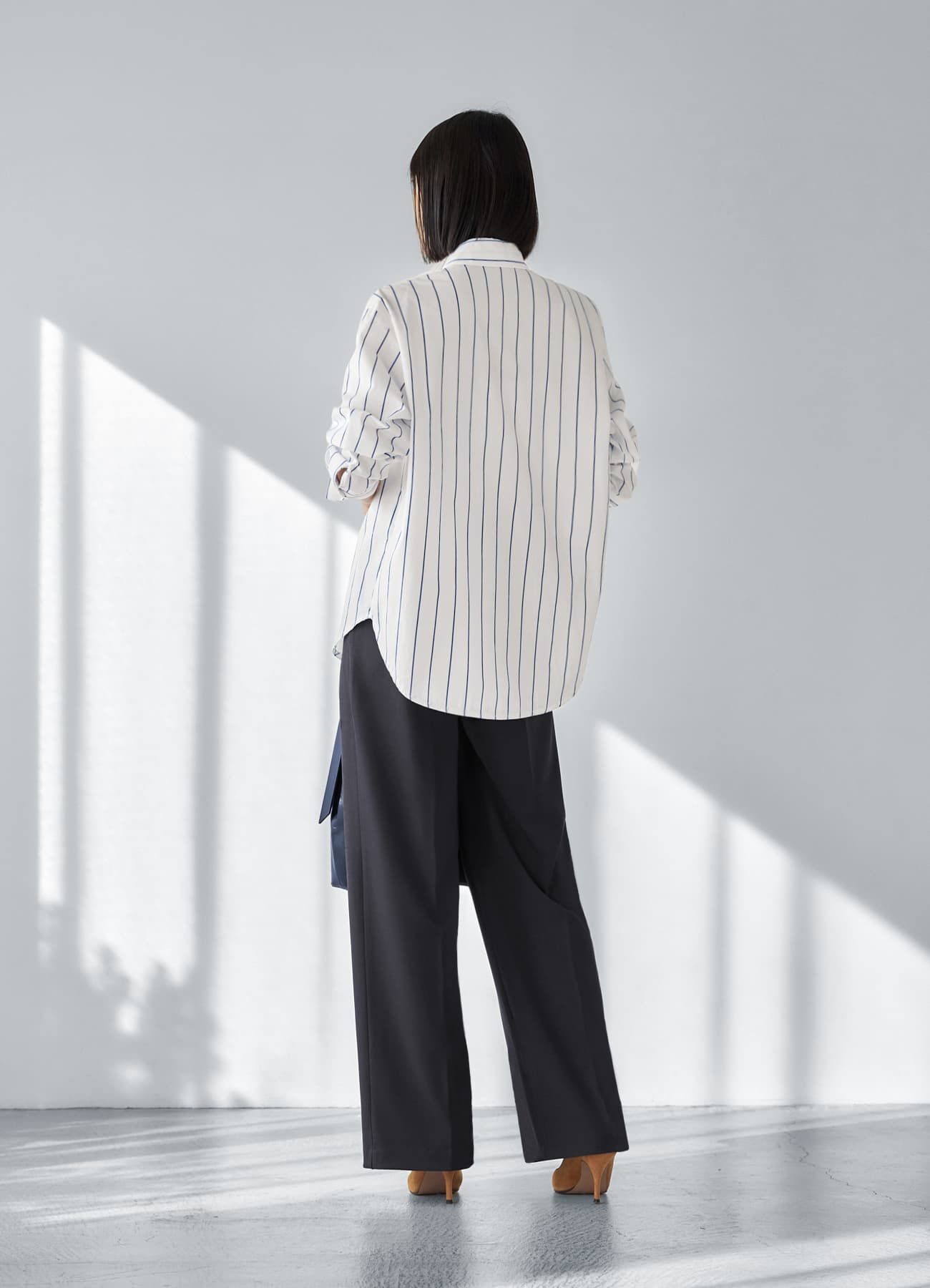 STYLE DELI「広め間隔ストライプシャツ」|シャツ・ブラウス|