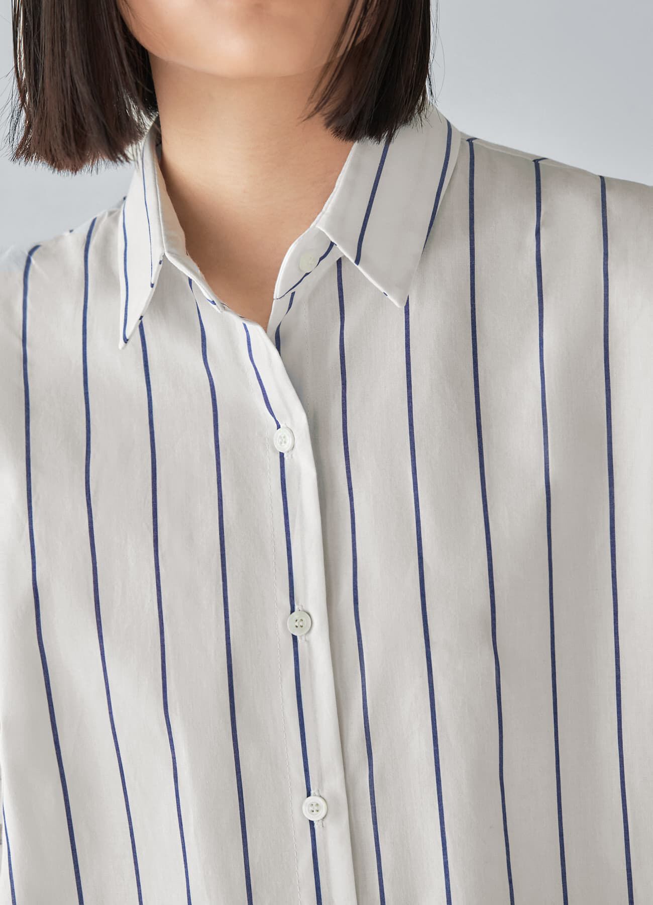 STYLE DELI「広め間隔ストライプシャツ」|シャツ・ブラウス|