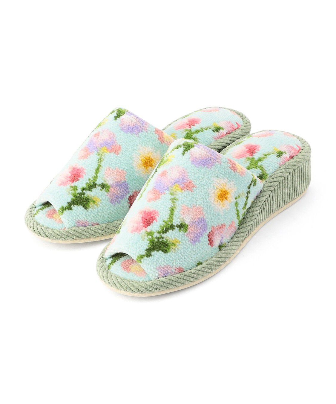 FEILER「スウィートスイートピー　ヒールスリッパ　SSP-251140」|ルームシューズ|