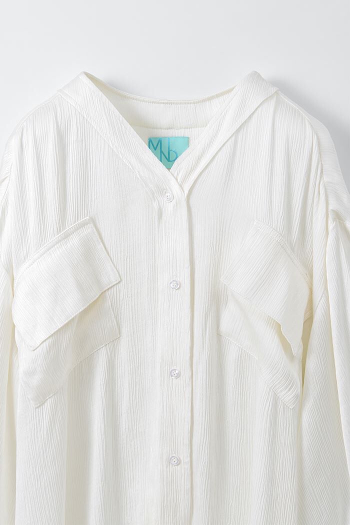 BACKYARD FAMILY「MIND マインド ブラウス 長袖 レディース 通販 長袖ブラウス シャツ 長袖シャツ ポケット」|シャツ・ブラウス|