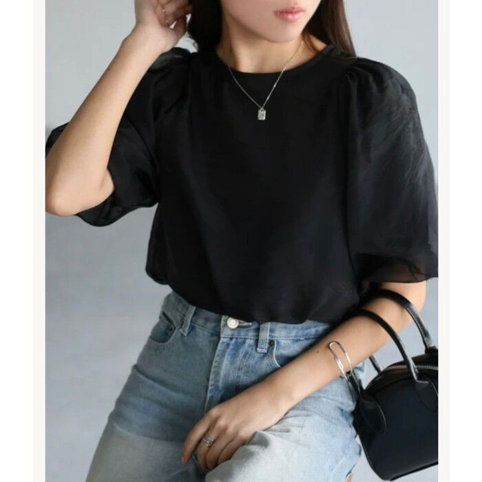 BACKYARD FAMILY「ブラウス オーガンジー レディース 通販 シャツ レディースシャツ レディースブラウス おしゃれ」|シャツ・ブラウス|