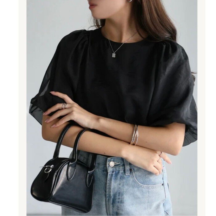 BACKYARD FAMILY「ブラウス オーガンジー レディース 通販 シャツ レディースシャツ レディースブラウス おしゃれ」|シャツ・ブラウス|