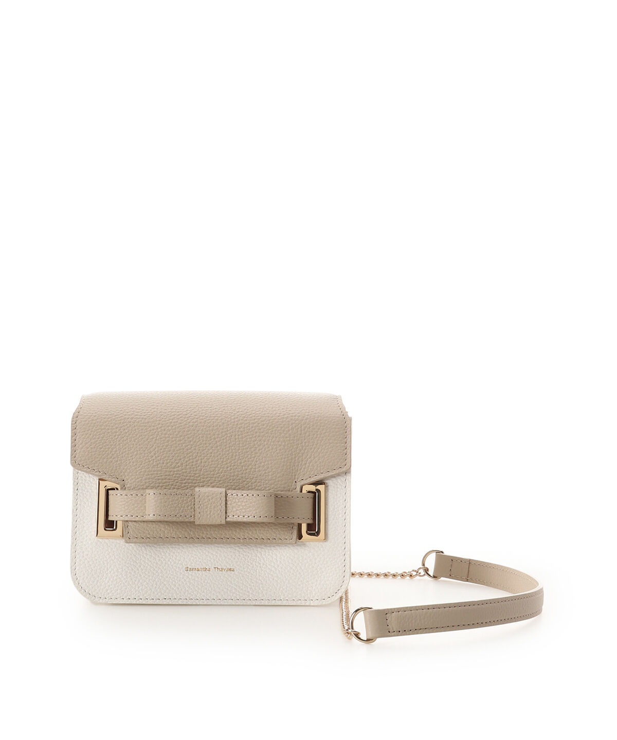 Samantha Thavasa「エムシュシュⅢ  ショルダーバッグ 小サイズ」|ショルダー・メッセンジャー|ベージュ
