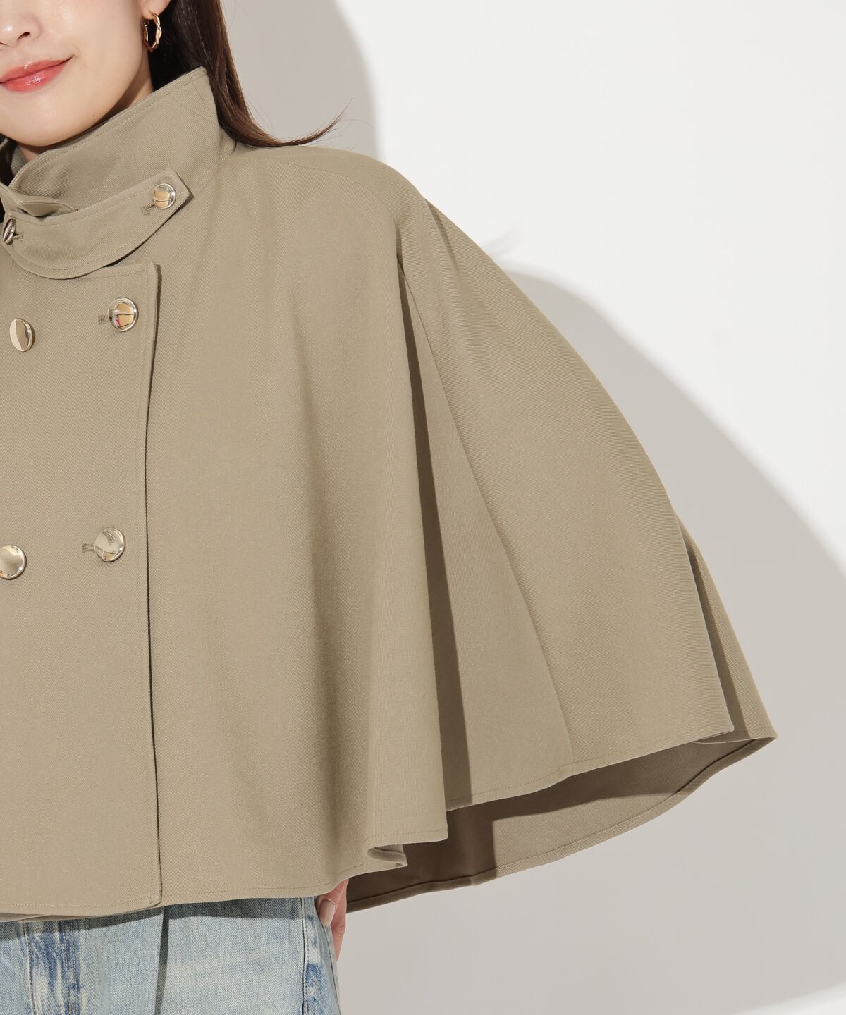 アンドクチュール「ショートケープジャケットコート」|その他|