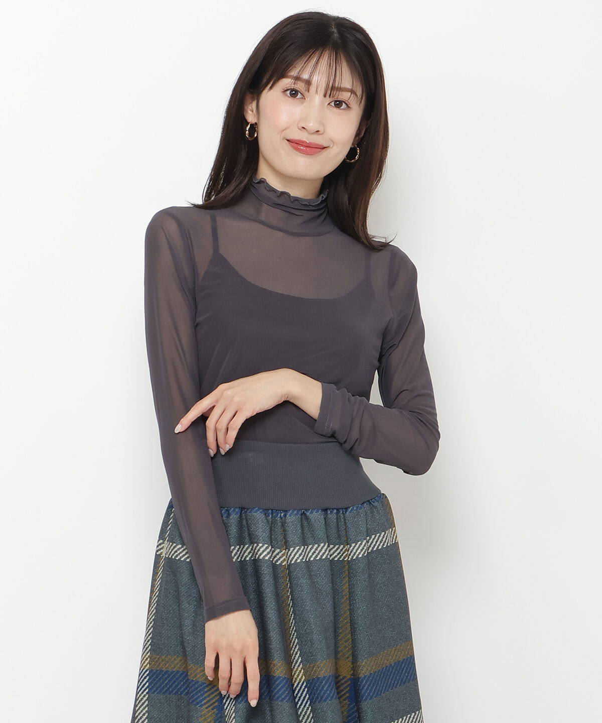 アンドクチュール「シアータートルプルオーバー」|シャツ・ブラウス|