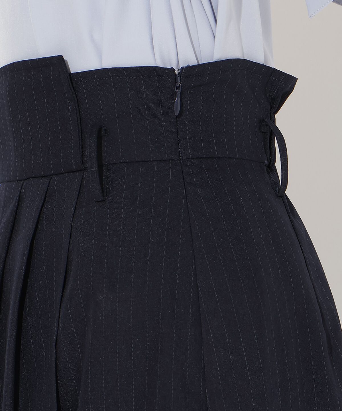 アンドクチュール「タックストレートスカート」|タイト|