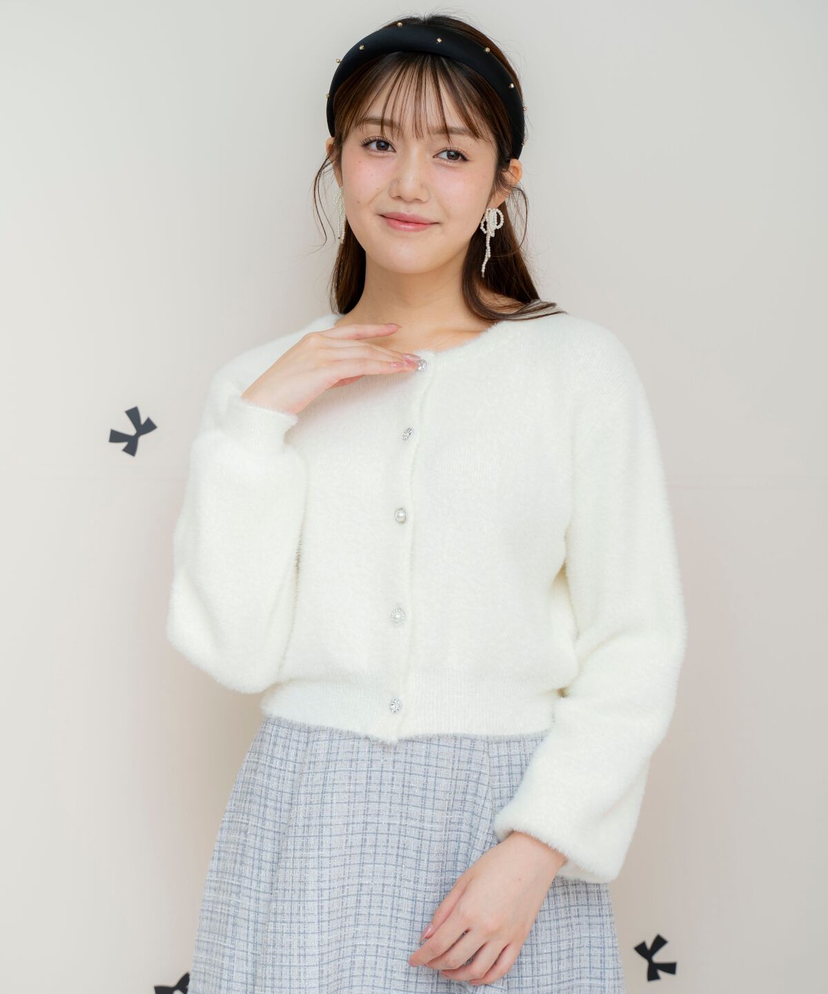 WILLSELECTION「アソートボタンフェザーカーディガン」|カーディガン|