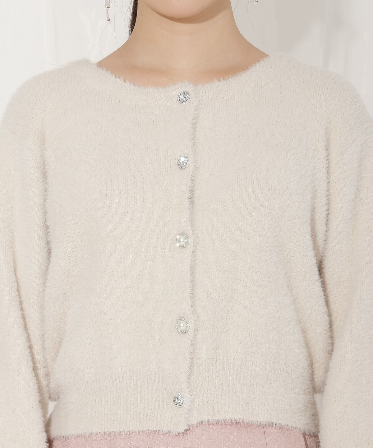 WILLSELECTION「アソートボタンフェザーカーディガン」|カーディガン|