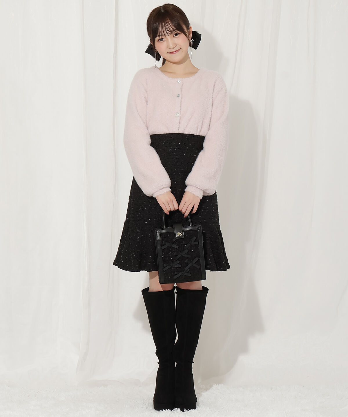 WILLSELECTION「アソートボタンフェザーカーディガン」|カーディガン|