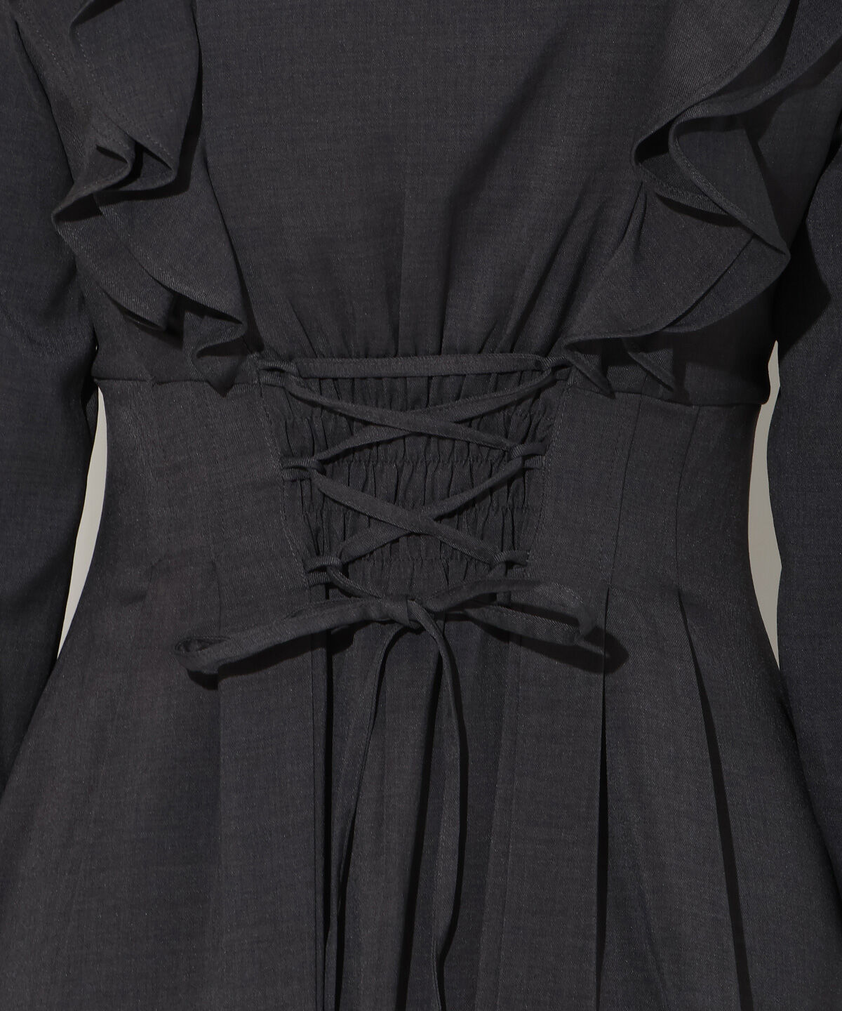 WILLSELECTION「ペタルフリルリボンタイシャツワンピース」|ワンピース|