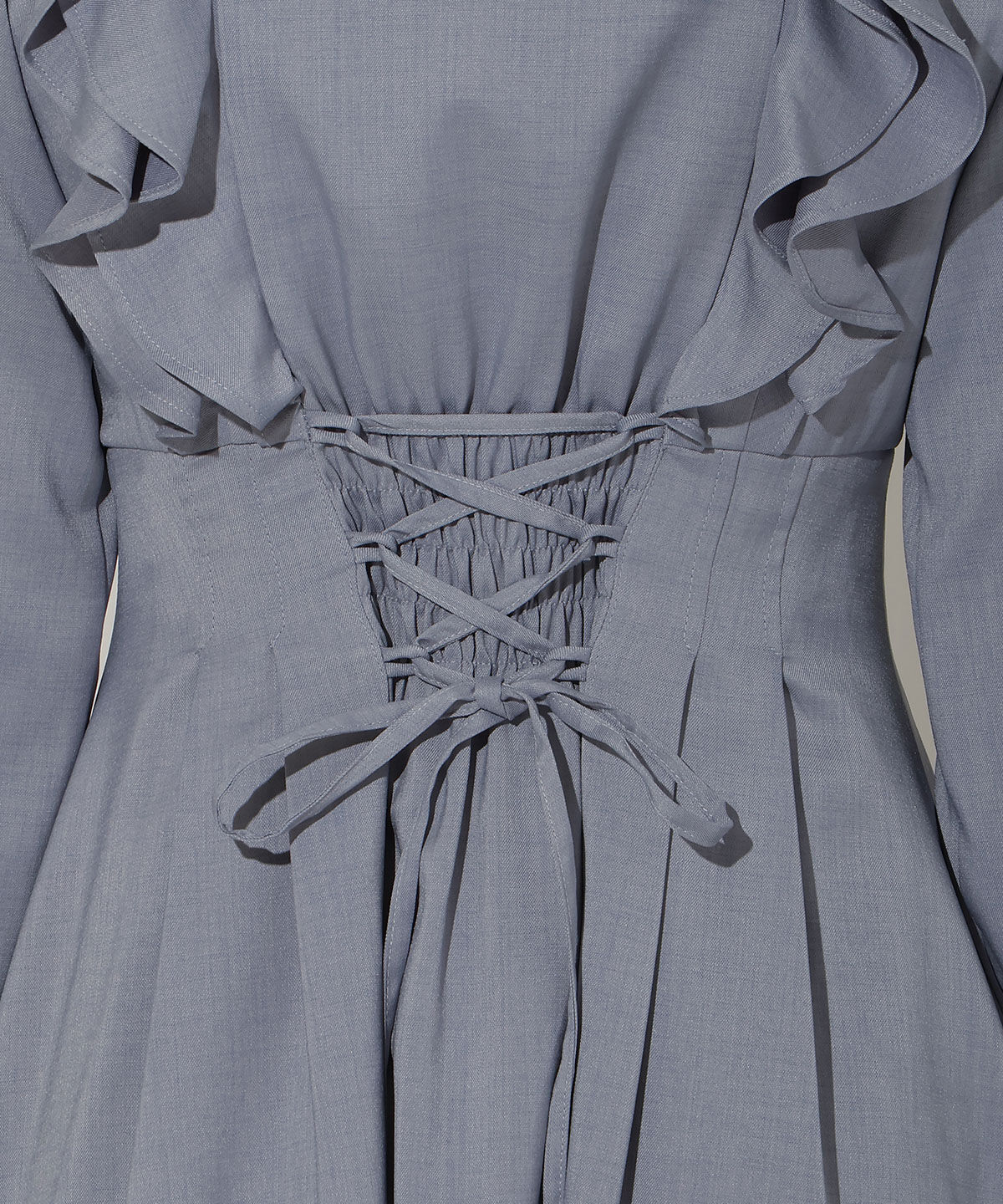 WILLSELECTION「ペタルフリルリボンタイシャツワンピース」|ワンピース|