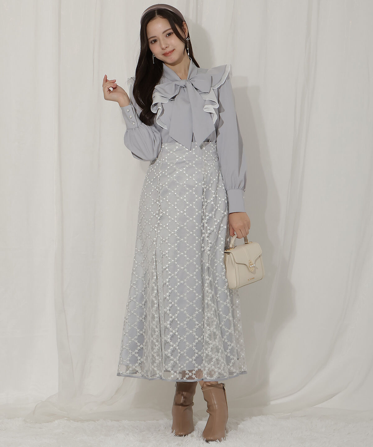 WILLSELECTION「ラッフルボウタイブラウス」|シャツ・ブラウス|