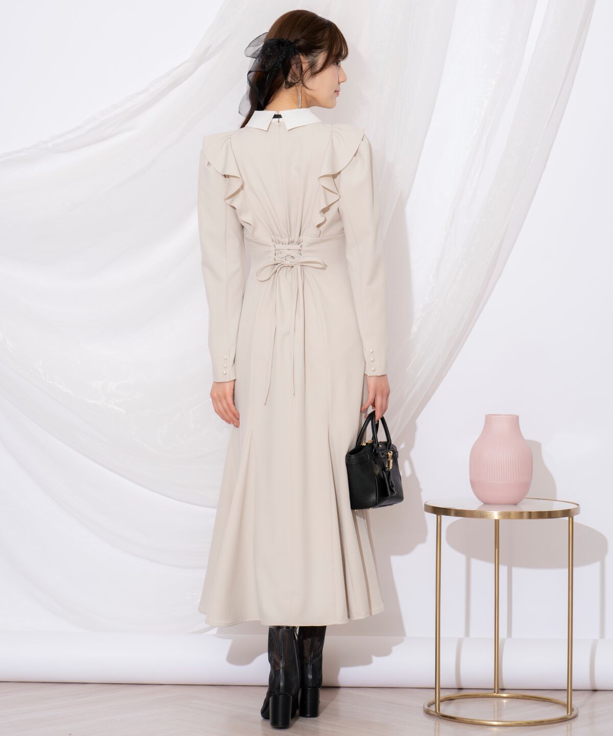 WILLSELECTION「配色ヨークマーメイドワンピース」|ワンピース|