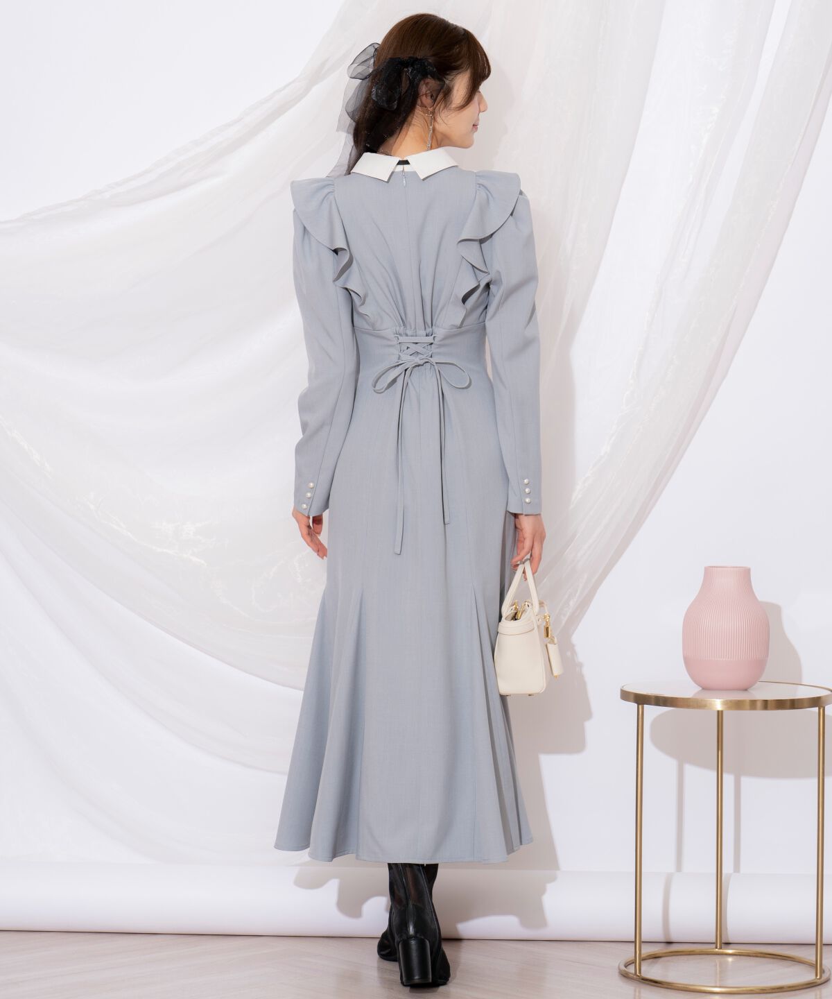 WILLSELECTION「配色ヨークマーメイドワンピース」|ワンピース|