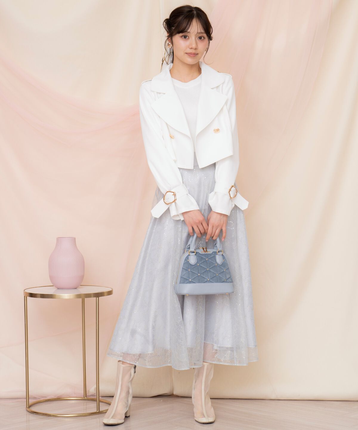 WILLSELECTION「メタリックボタン3WAYトレンチコート」|トレンチコート|