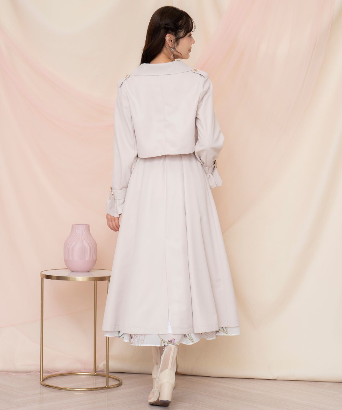 WILLSELECTION「メタリックボタン3WAYトレンチコート」|トレンチコート|