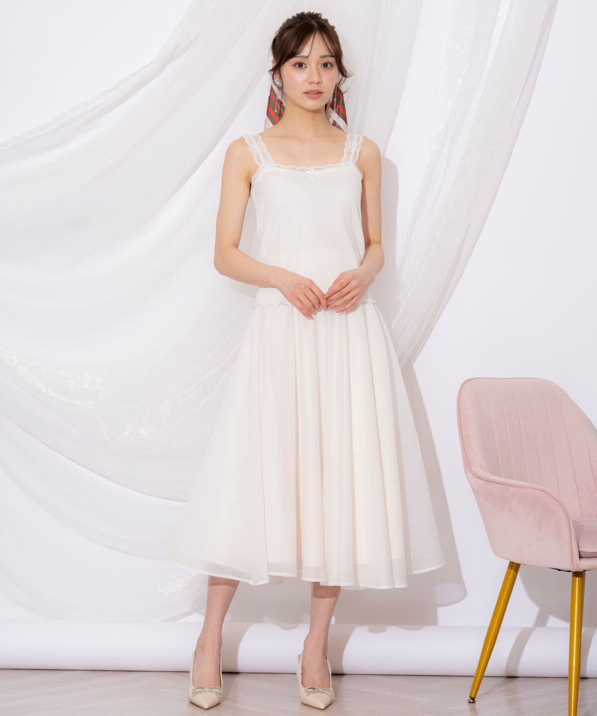 WILLSELECTION「レーステレコキャミソール」|キャミソール|