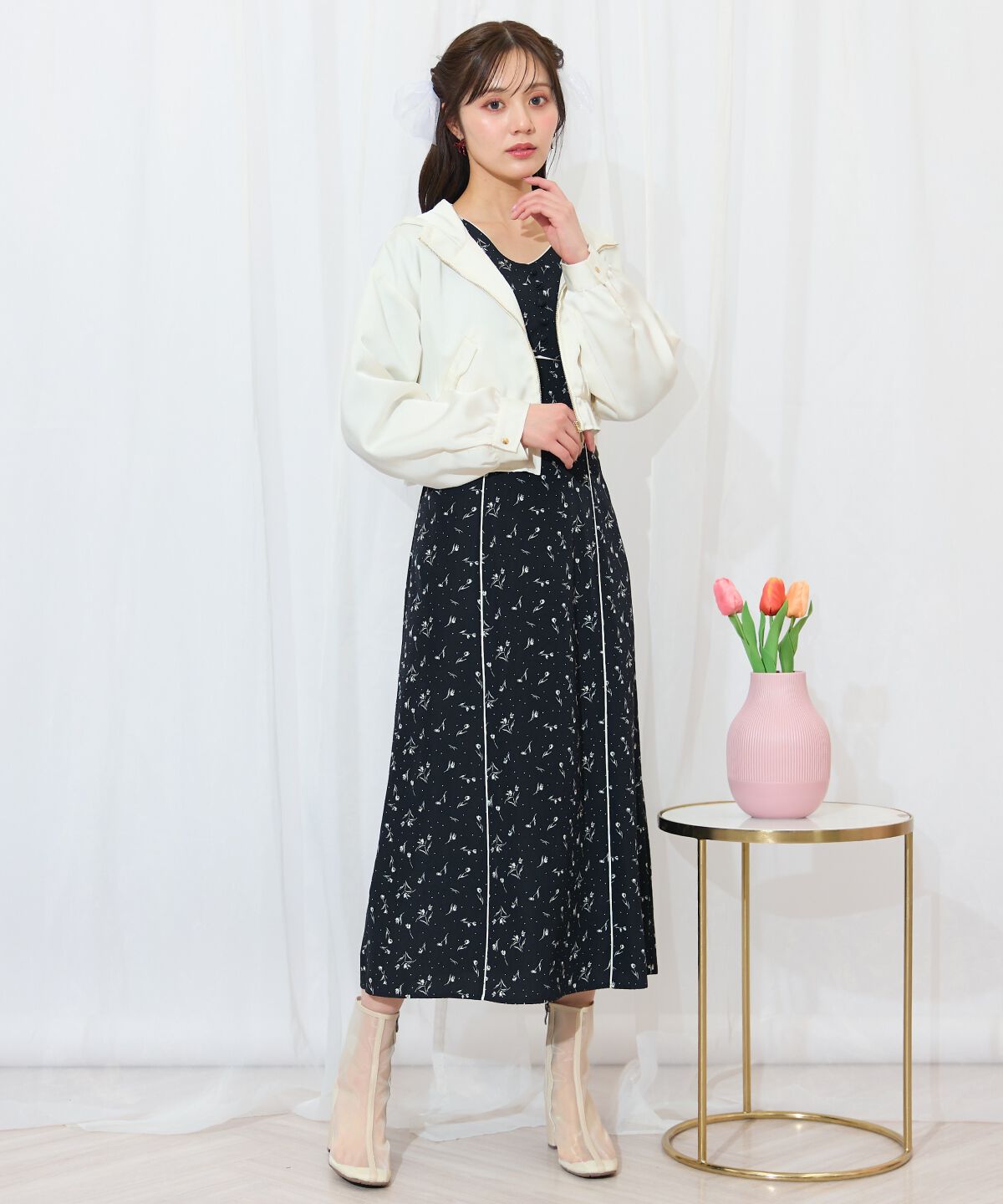 WILLSELECTION「リボンポケットブルゾン」|ブルゾン・スタジャン|