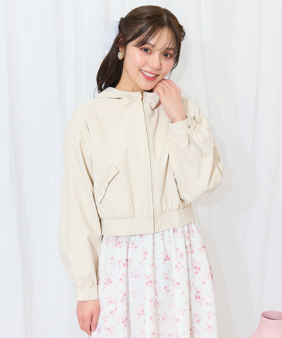 WILLSELECTION「リボンポケットブルゾン」|ブルゾン・スタジャン|