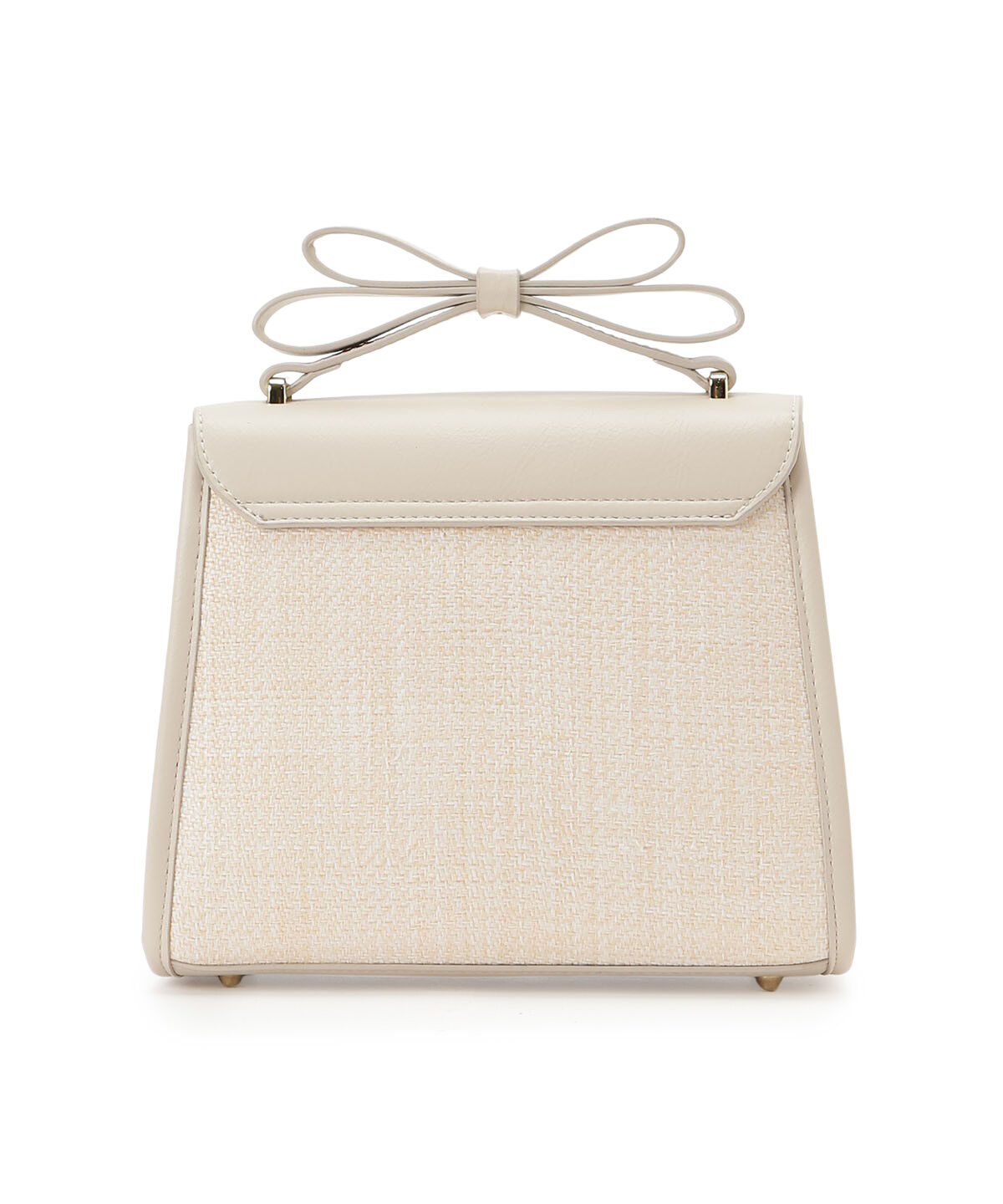 WILLSELECTION「リボンハンドル雑材コンビバッグ」|ショルダー・メッセンジャー|