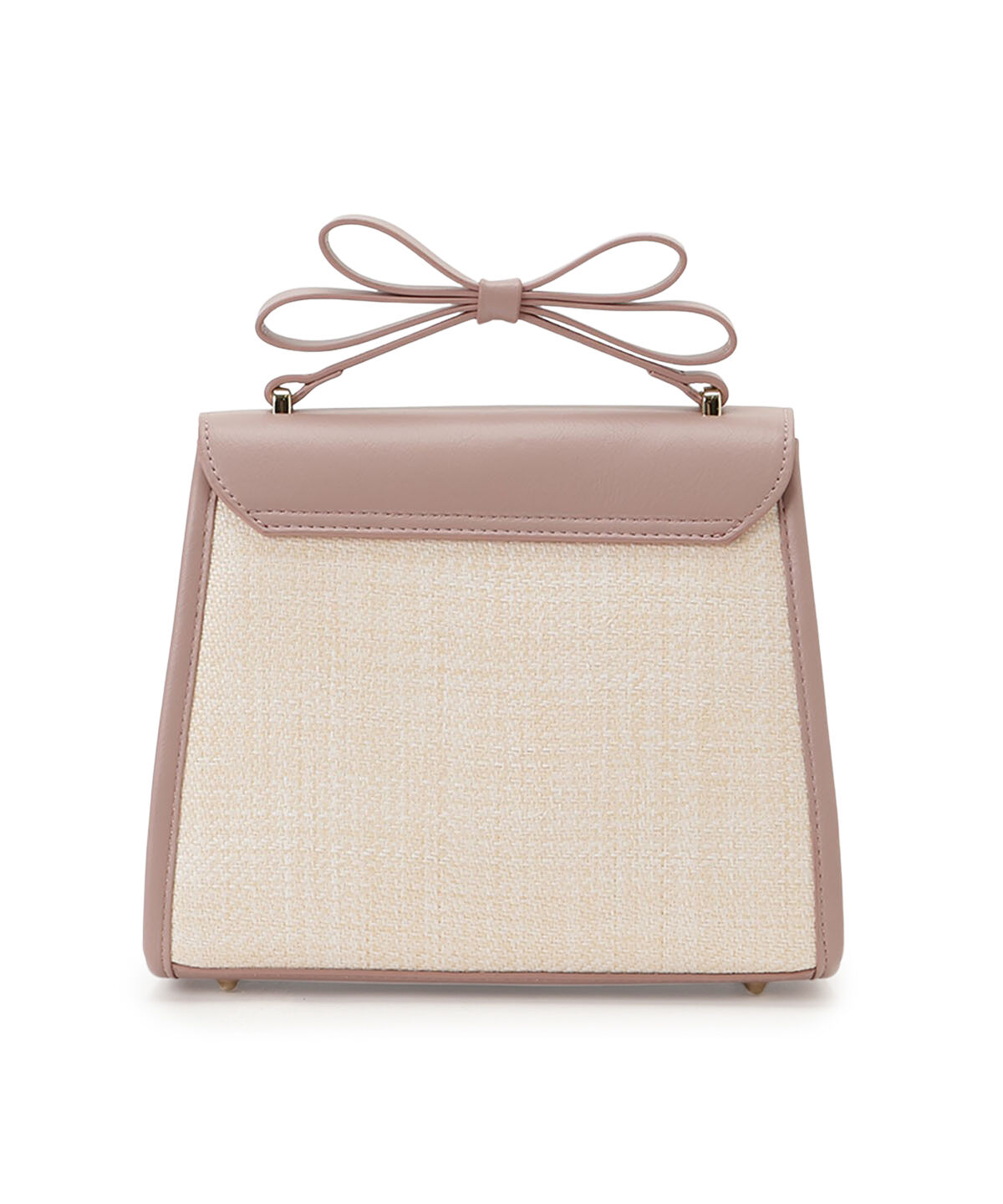 WILLSELECTION「リボンハンドル雑材コンビバッグ」|ショルダー・メッセンジャー|