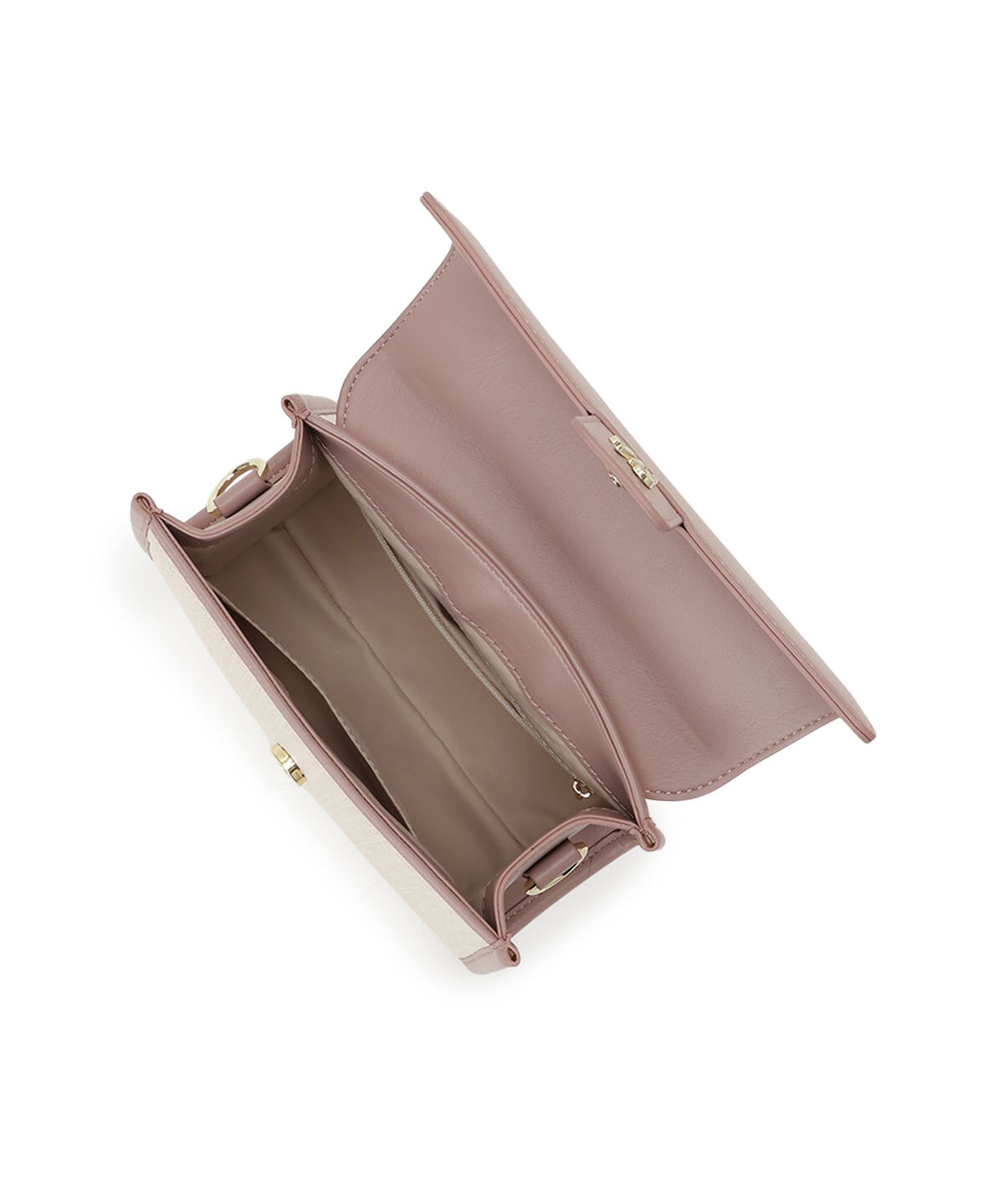 WILLSELECTION「リボンハンドル雑材コンビバッグ」|ショルダー・メッセンジャー|