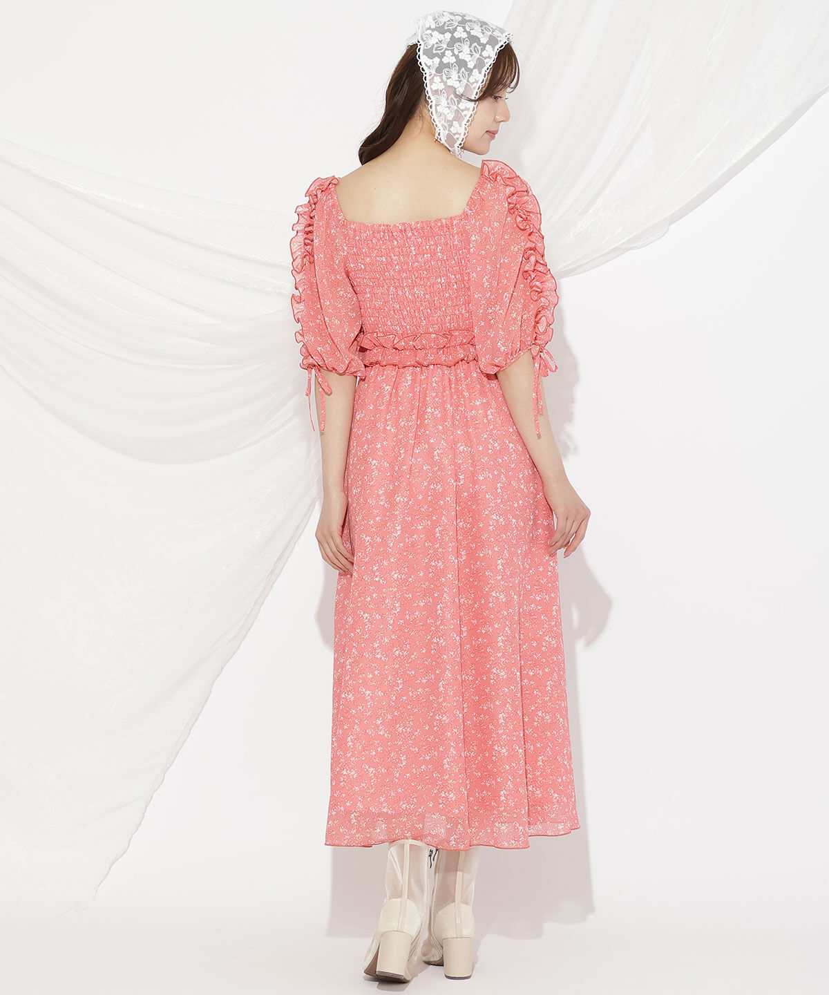 WILLSELECTION「ミニフラワーシャーリングワンピース」|ワンピース|